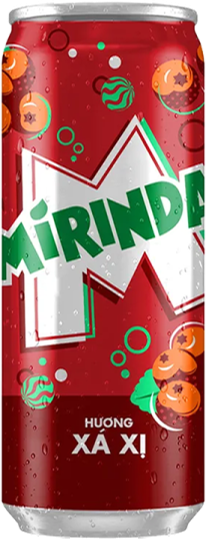 Mirinda Hương Vị Xá Xị — diện mạo cũ