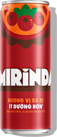 Mirinda Hương Vị Xá Xị — diện mạo mới